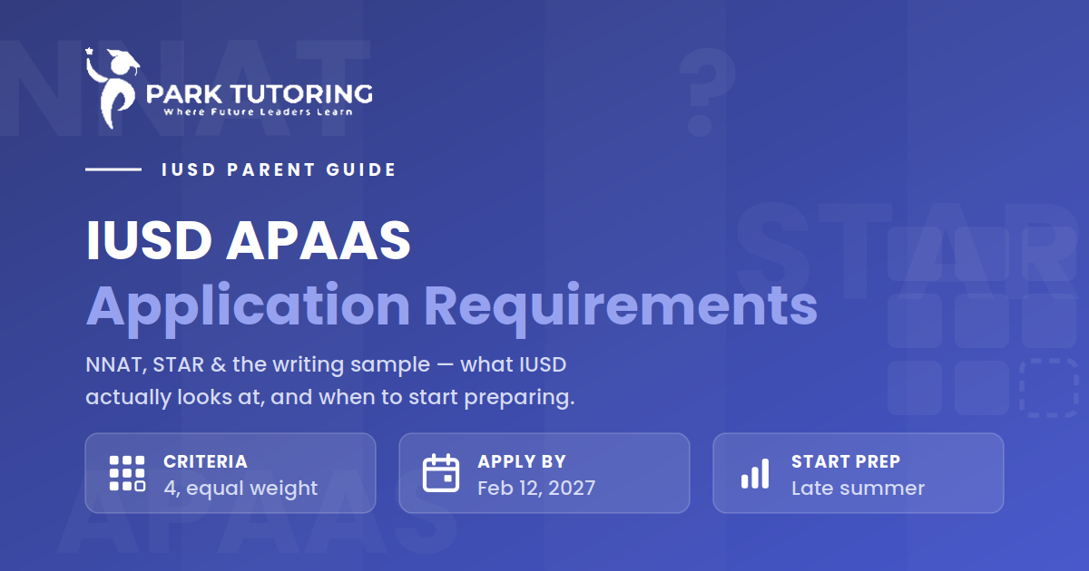 IUSD APAAS Application Requirements