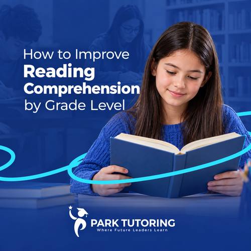 Student actively annotating a book while practicing reading comprehension strategies with Park Tutoring