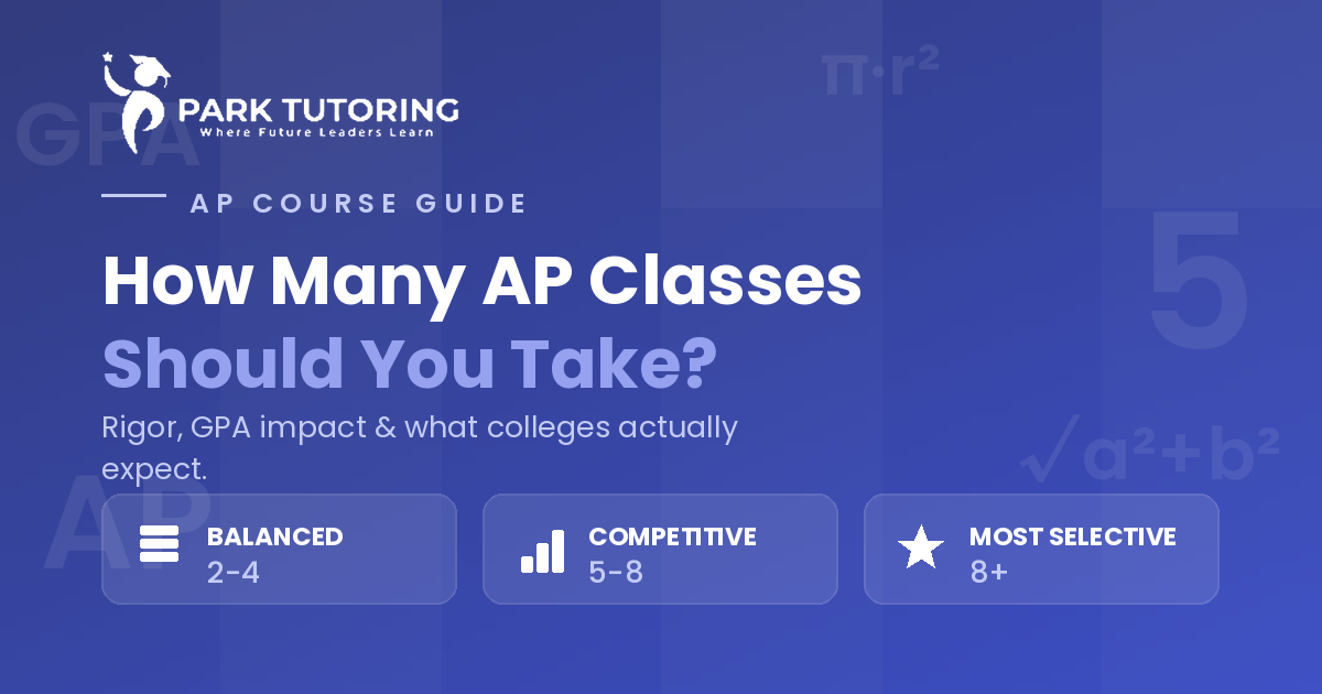 how many ap classes should i take